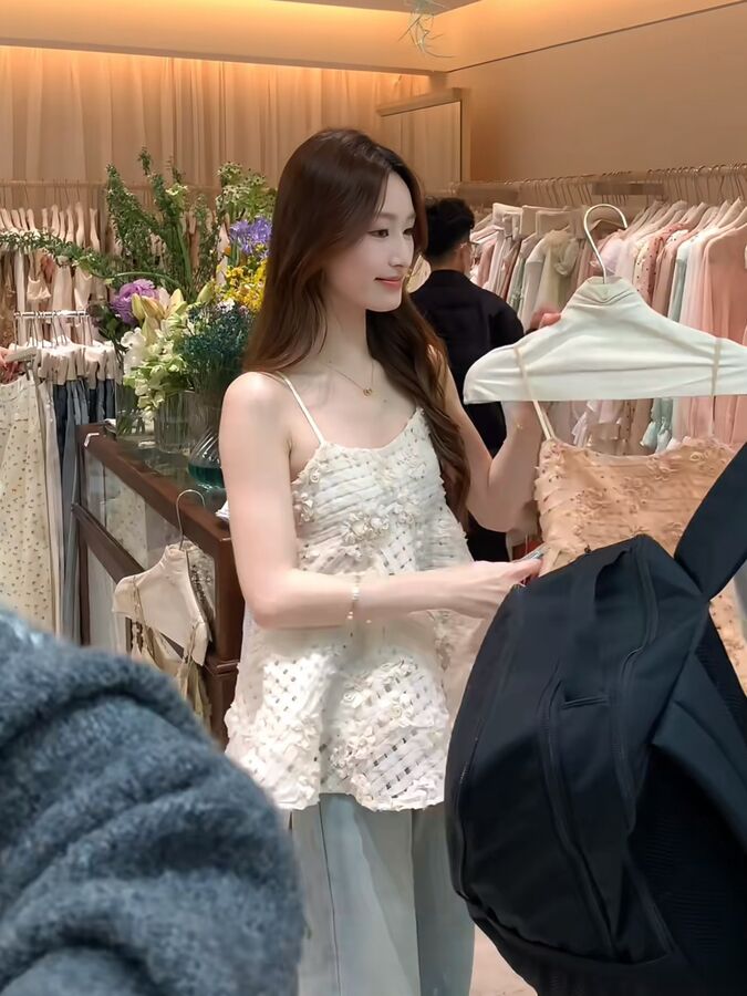 Blusa Coreana Floral de Tirantes view 6