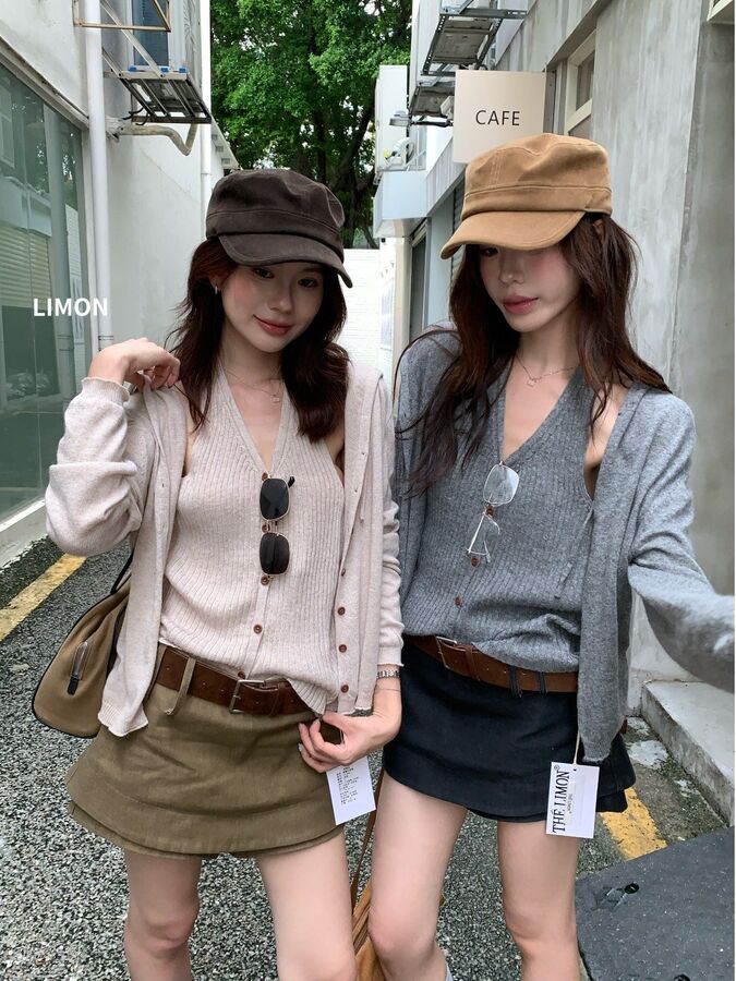 Korean Hooded Knit Cardigan