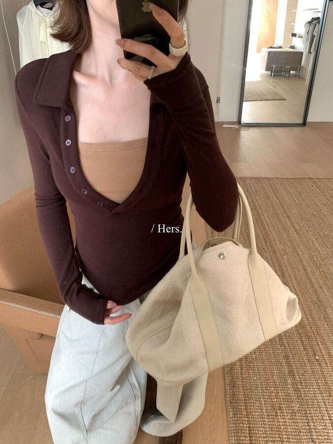 Casual Color Block Long Sleeve T-Shirt