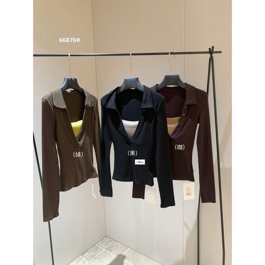Casual Color Block Long Sleeve T-Shirt view 8