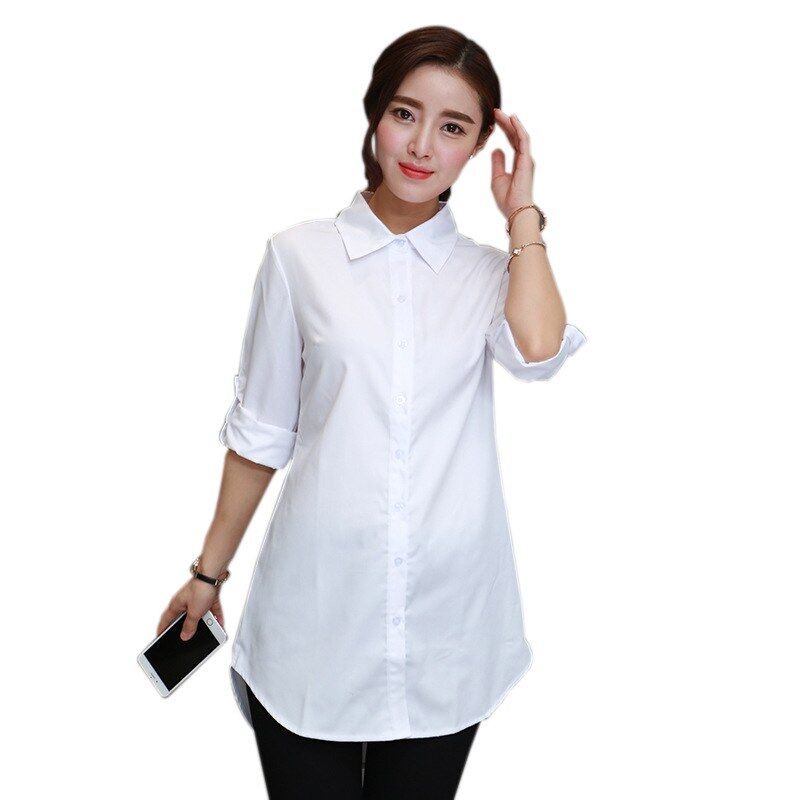 Loose Long Sleeve Shirt Dress view 5