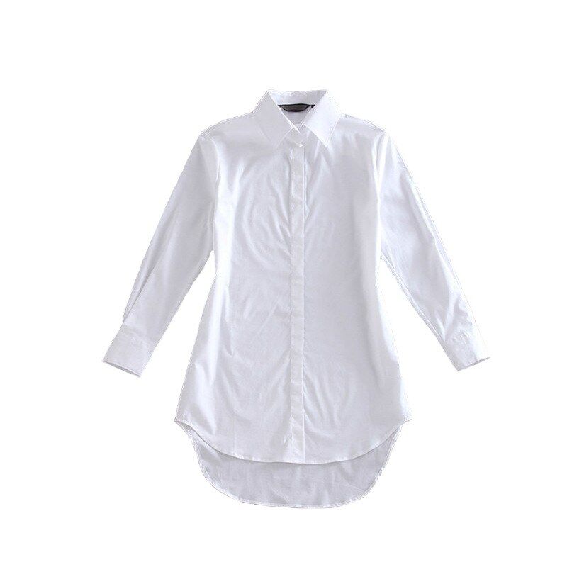 Striped Long Sleeve Shirt Dress view 5