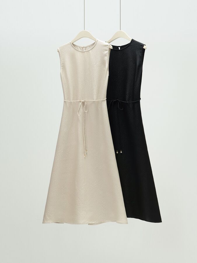 French Silk Sleeveless Dress view 5