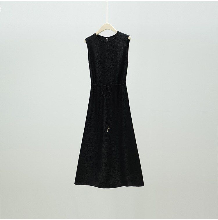 French Silk Sleeveless Dress view 7