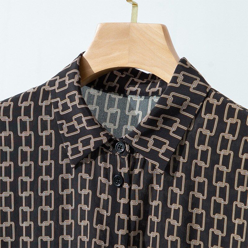 Floral Silk Short Sleeve Dress view 3
