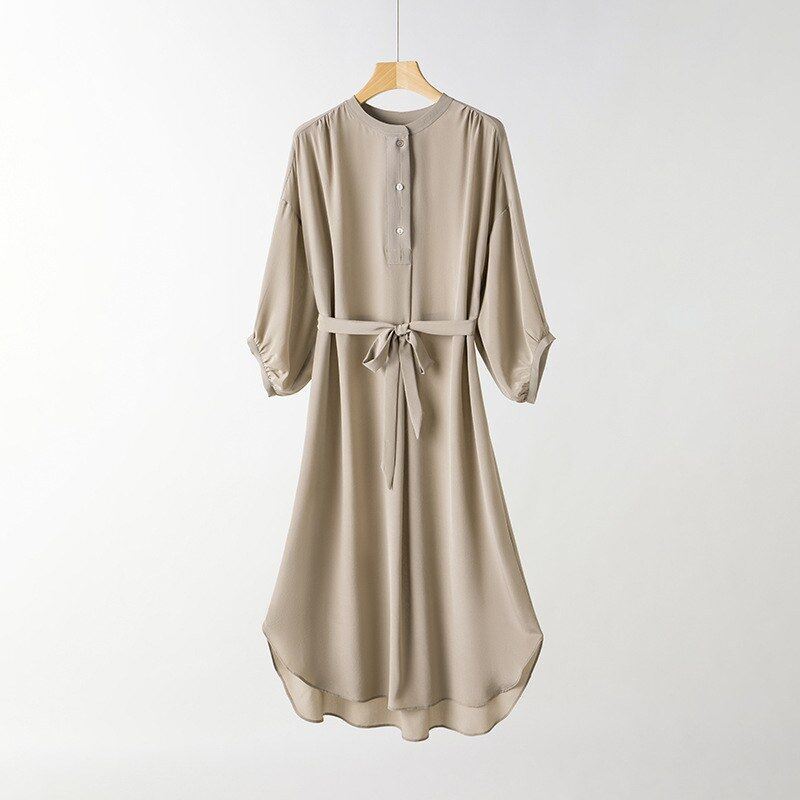 Robe en soie sept manches bureau view 6