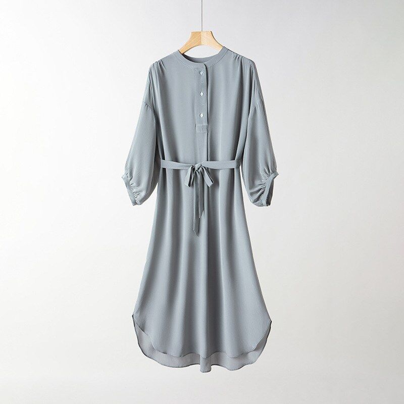 Robe en soie sept manches bureau view 7