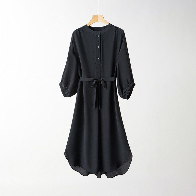 Robe en soie sept manches bureau view 9