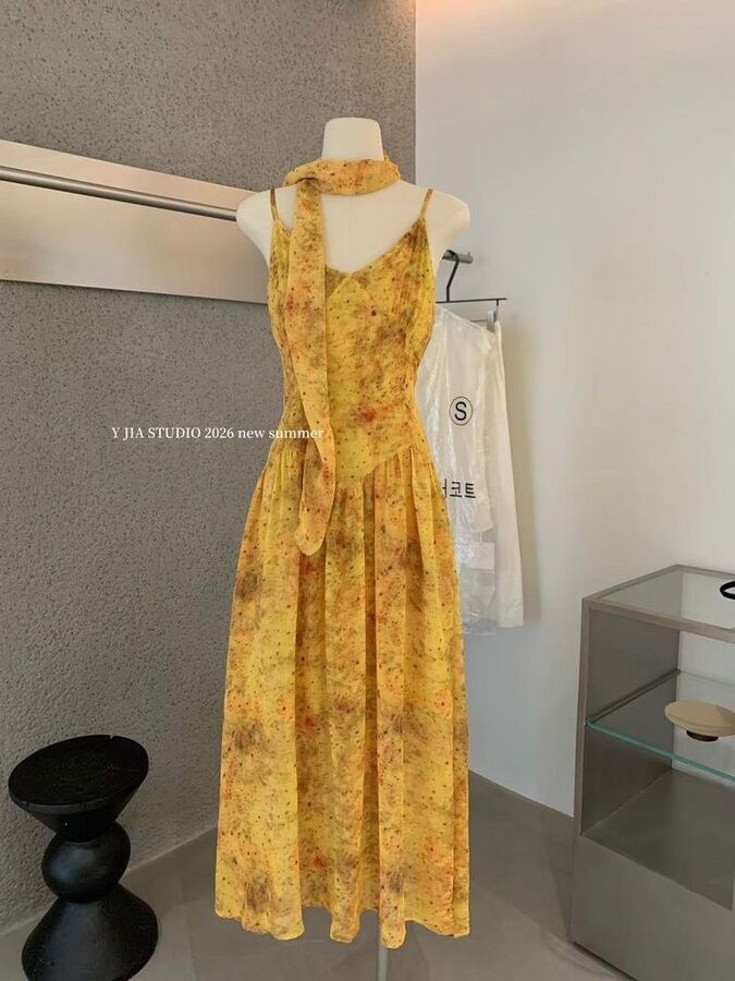 Floral V-Neck Cami Dress