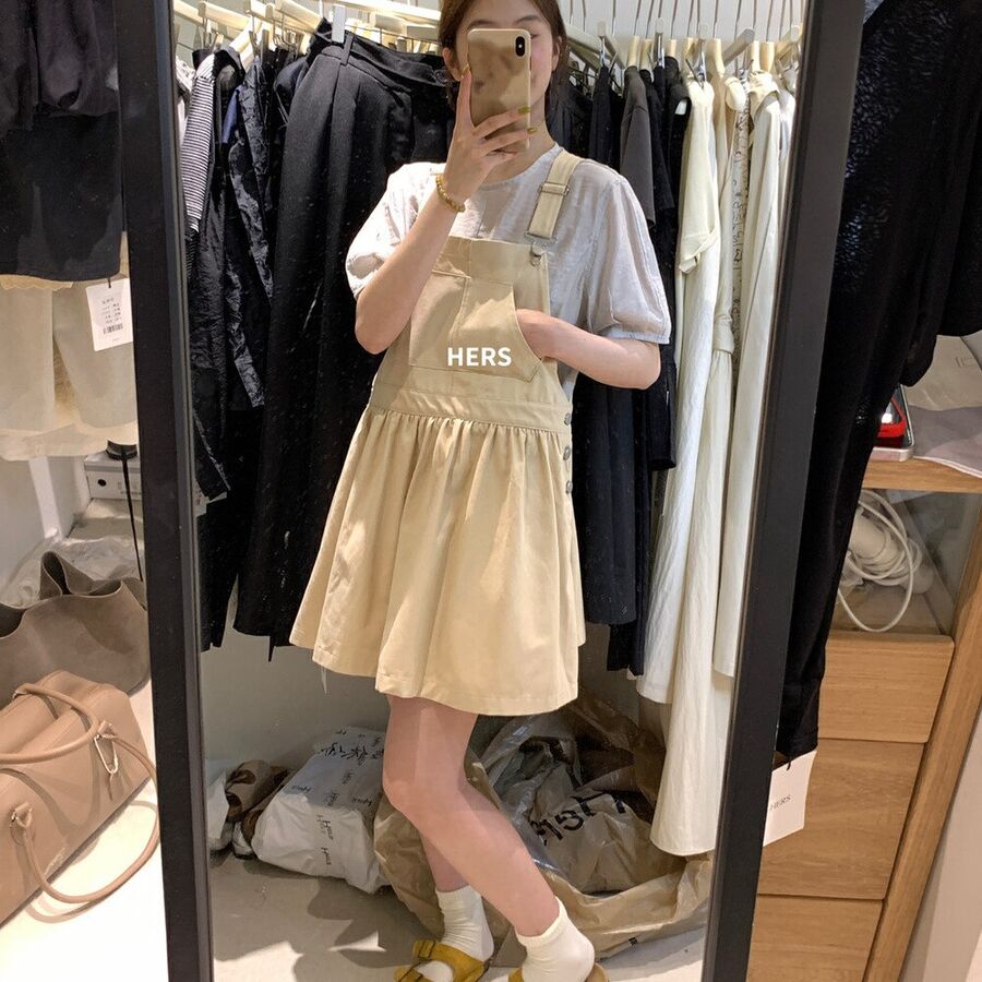 Japanese Vintage Denim Overall Dress
