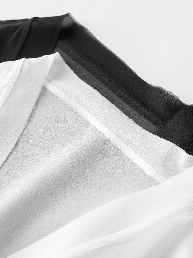 Silk Jacket Seven Sleeve Short view 4