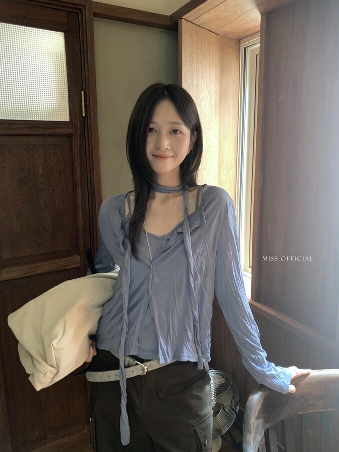 Textured Cami and Button Cardigan Set view 2