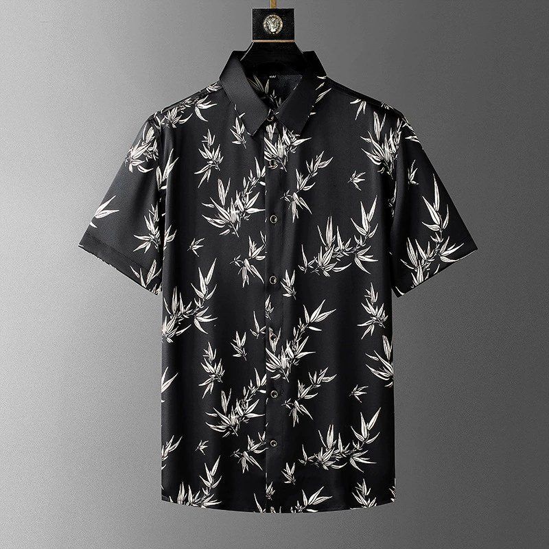 Kemeja Lengan Pendek Motif Kasual Hawaii view 10