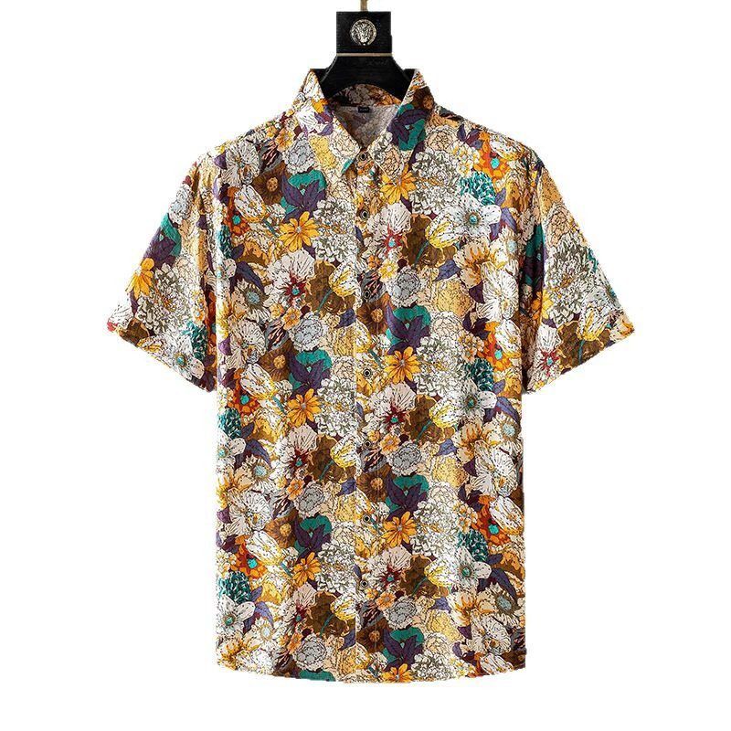Kemeja Lengan Pendek Motif Kasual Hawaii view 5