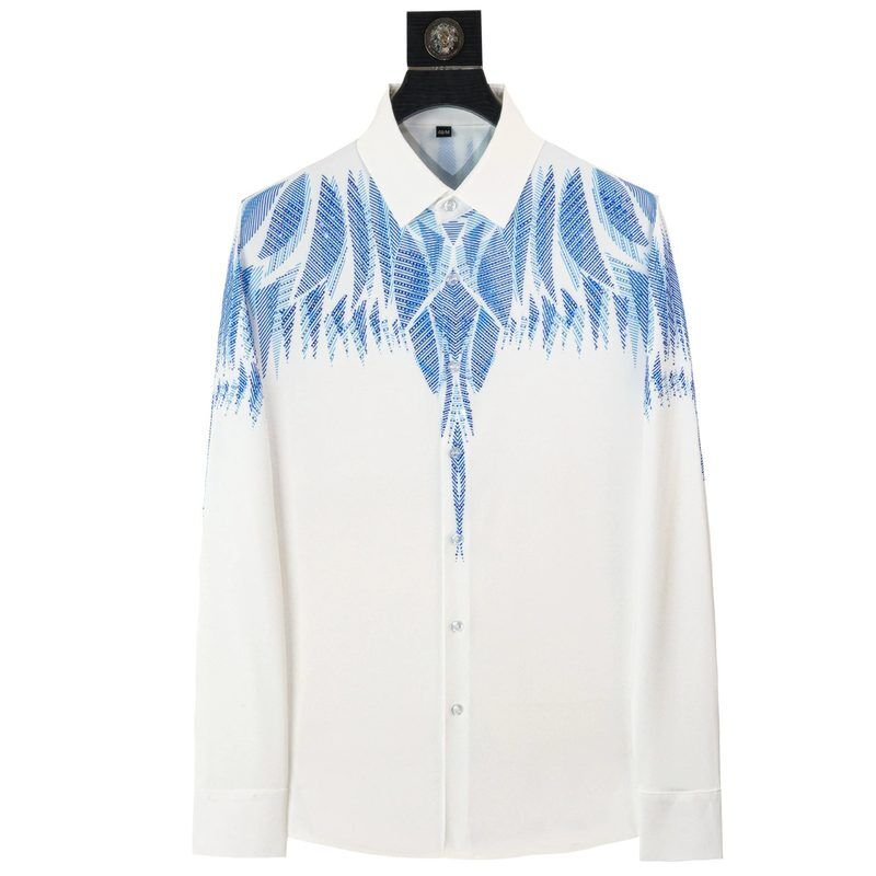 Premium Rhinestone Long Sleeve Business Shirt view 5