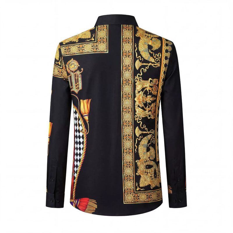 Premium European Royal Rhinestone Digitaldruck-Hemd view 4
