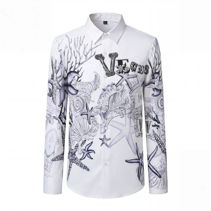 Premium Starfish Letter Rhinestone Digital Print Shirt view 5