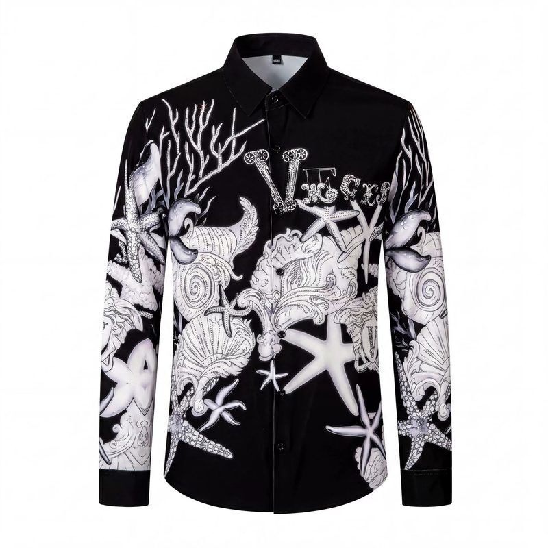 Premium Starfish Letter Rhinestone Digital Print Shirt view 7