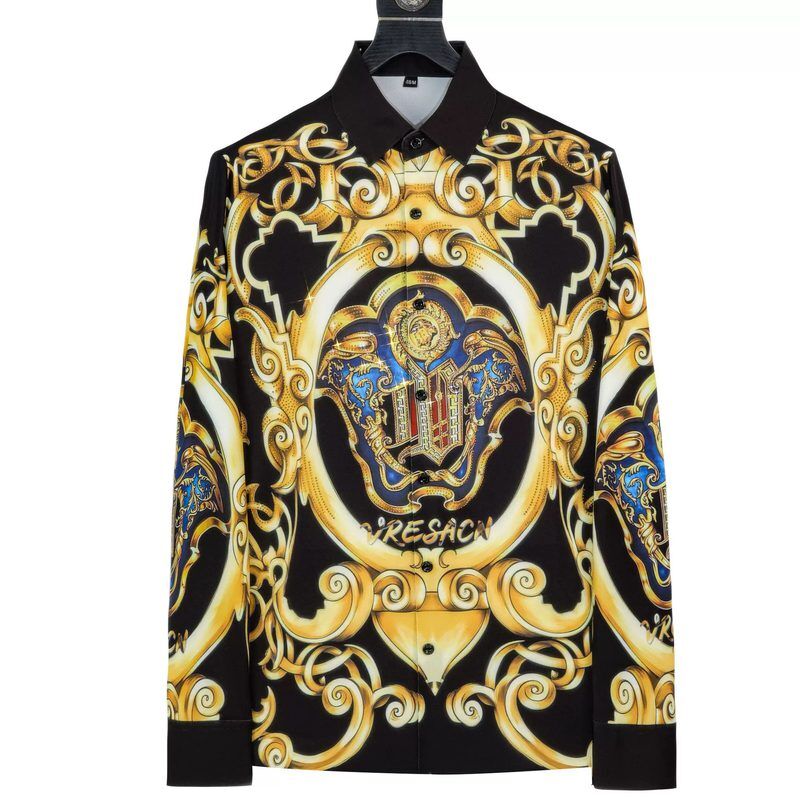 Camisa Manga Longa Premium Estampa Digital com Strass Royal Europeu view 7