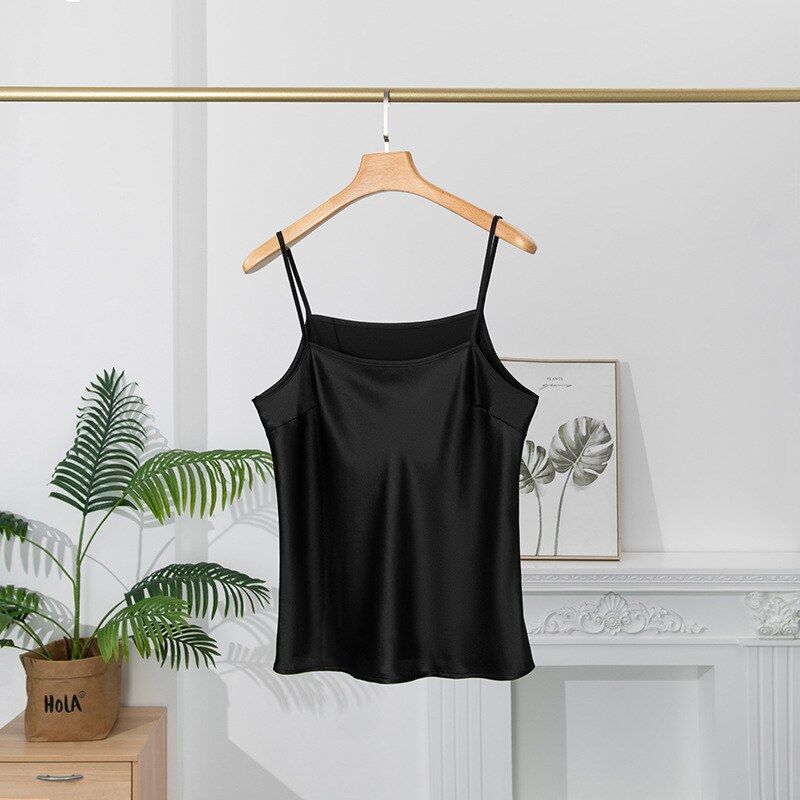 Silk Satin Cami and Skirt Set view 7