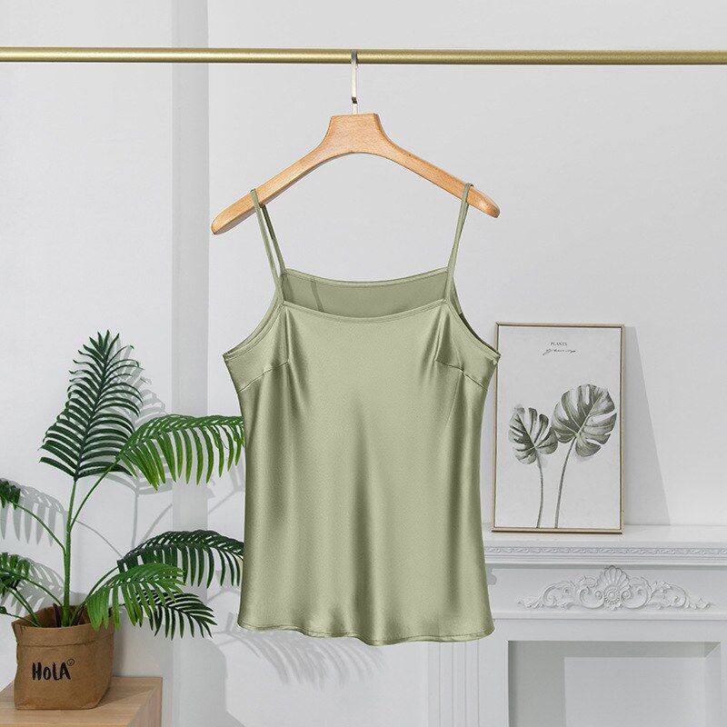Silk Satin Cami and Skirt Set view 8